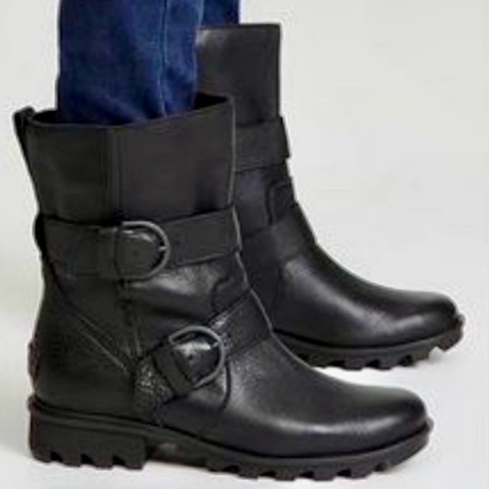 Sorel Phoenix Moto Boots Size 9.5